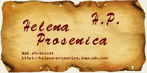 Helena Prosenica vizit kartica